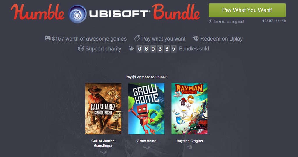Προσφορές Humble Bundle: Ubisoft