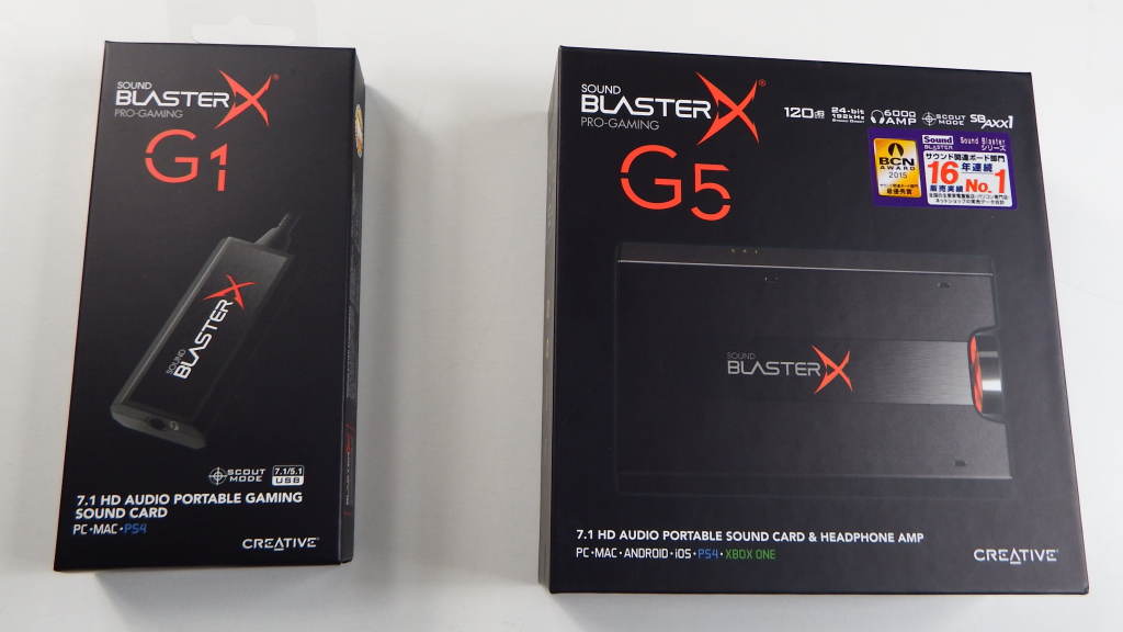 Creative Sound Blaster X G1 και G5 review Creative Sound Blaster X G1 και G5 review