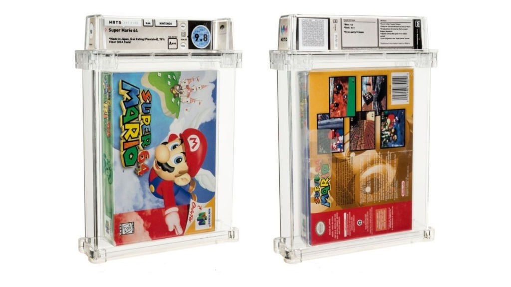 Σφραγισμένο αντίτυπο του Super Mario 64 πουλήθηκε για 1.500.000 δολάρια Σφραγισμένο αντίτυπο του Super Mario 64 πουλήθηκε για 1.500.000 δολάρια