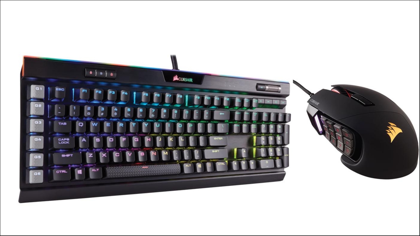 Corsair K95 RGB Platinum και Scimitar Pro