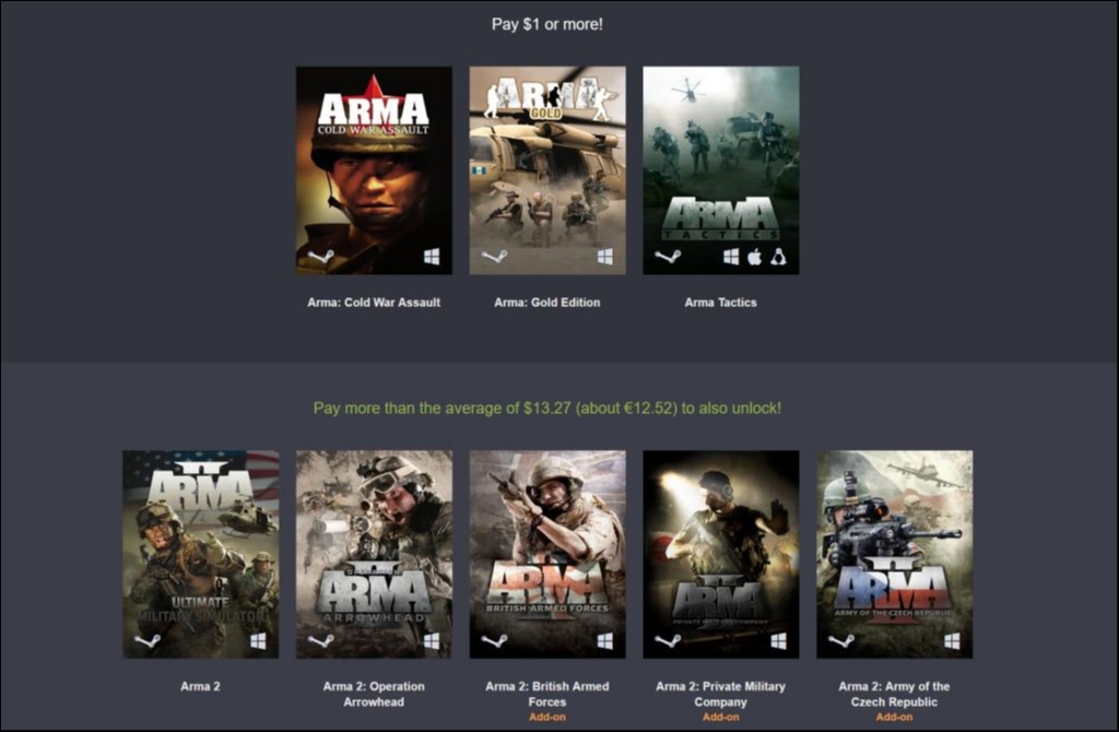 Humble ARMA Bundle