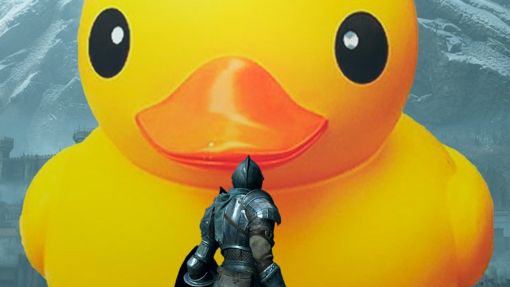 Το prototype του Demon's Souls remake ήταν γεμάτο με πλαστικές πάπιες για placeholders