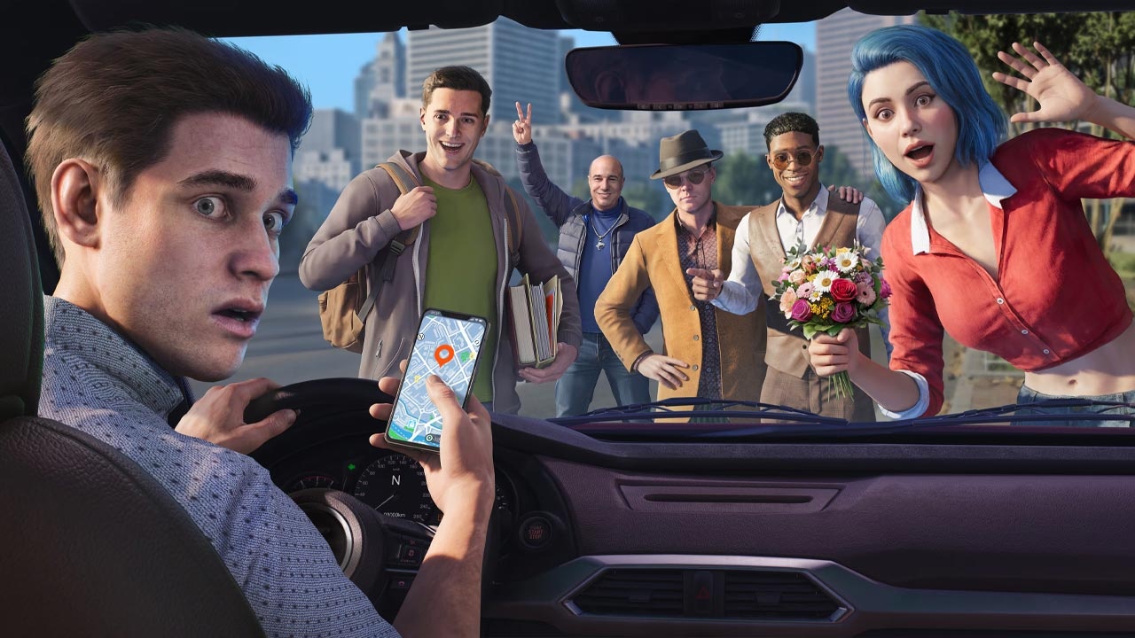 Το Rideshare “stimulator” είναι βασικά ένας Uber simulator με τους πιο παράξενους επιβάτες