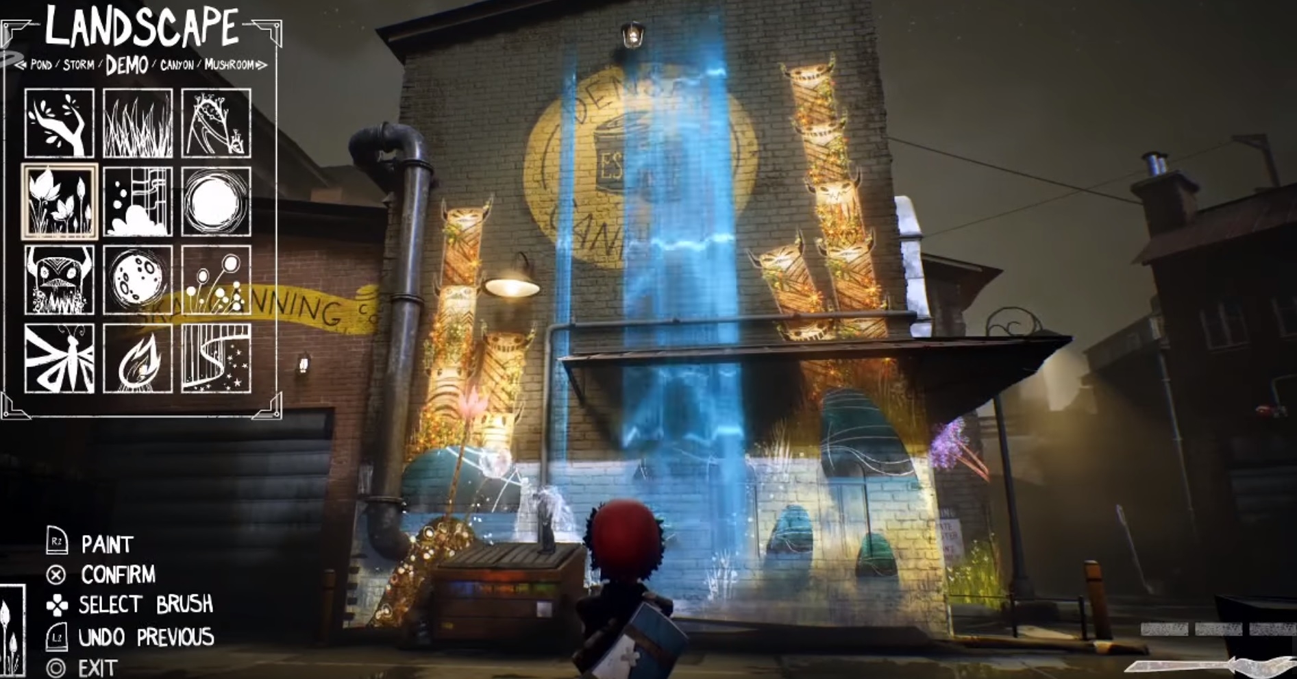 Concrete Genie gameplay video