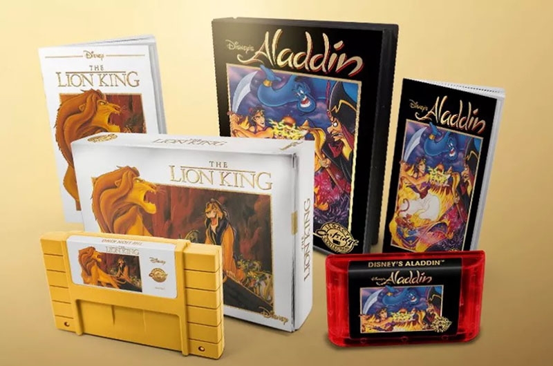 Τα Aladdin και Lion King επανακυκλοφορούν σε SNES/Mega Drive cartridges Τα Aladdin και Lion King επανακυκλοφορούν σε SNES/Mega Drive cartridges