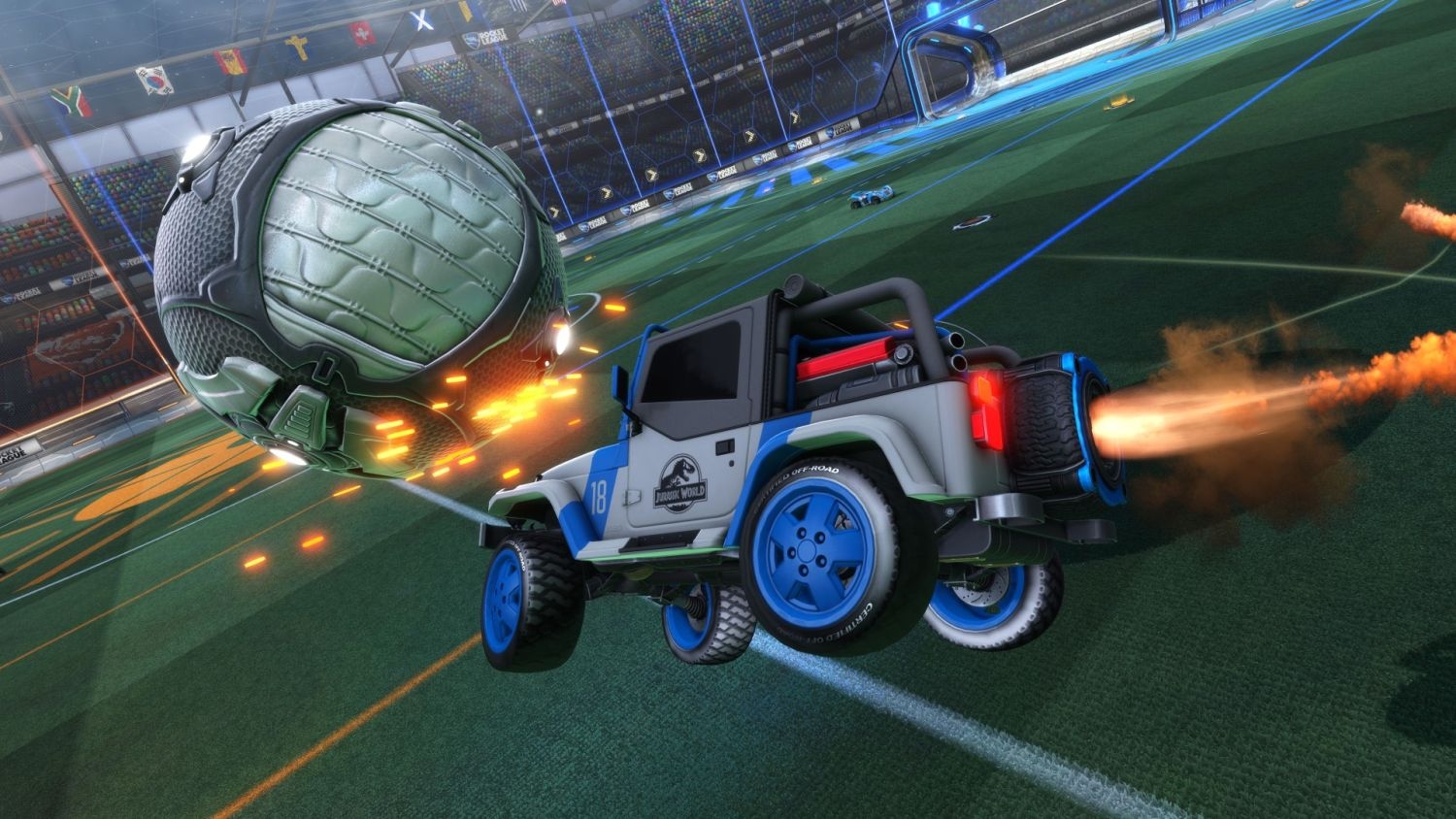 Το Jurassic World στο Rocket League