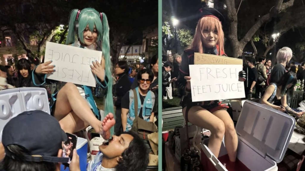Γυναίκες cosplayers πουλούσαν... “χυμό από πατούσες” έξω από anime con στις ΗΠΑ