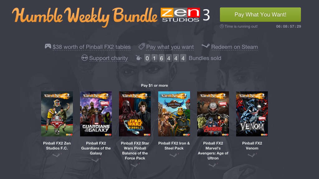 Προσφορές Humble Bundle: Pinball games