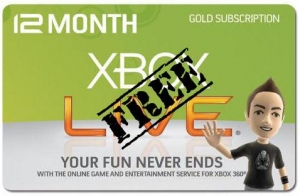 Δωρεάν συνδρομή Xbox Live Gold