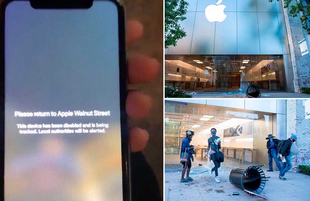 Η Apple προειδοποιεί τους κλέφτες iPhone στην Αμερική με μήνυμα στην οθόνη των κινητών Η Apple προειδοποιεί τους κλέφτες iPhone στην Αμερική με μήνυμα στην οθόνη των κινητών
