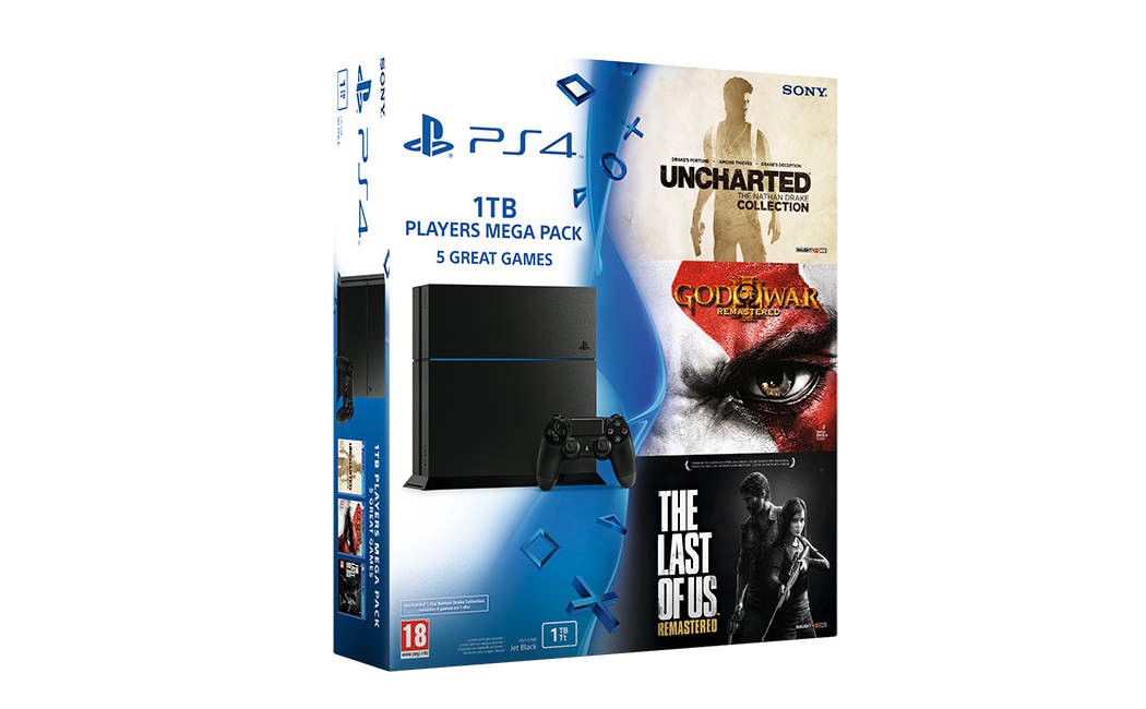PS4 1TB Players Mega Pack