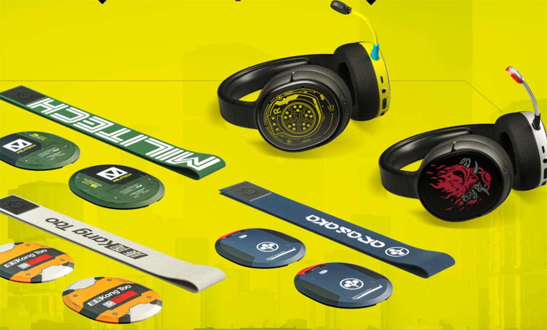 Cyberpunk 2077 SteelSeries headsets