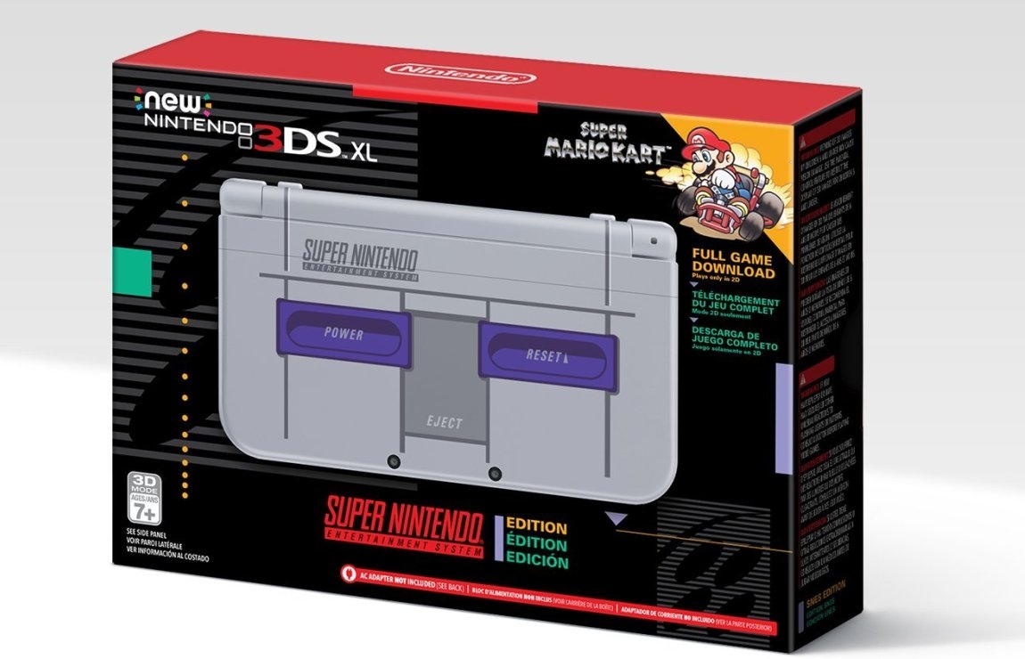 New Nintendo 3DS XL SNES Edition