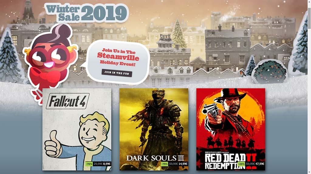 Steam Holiday sales 2019