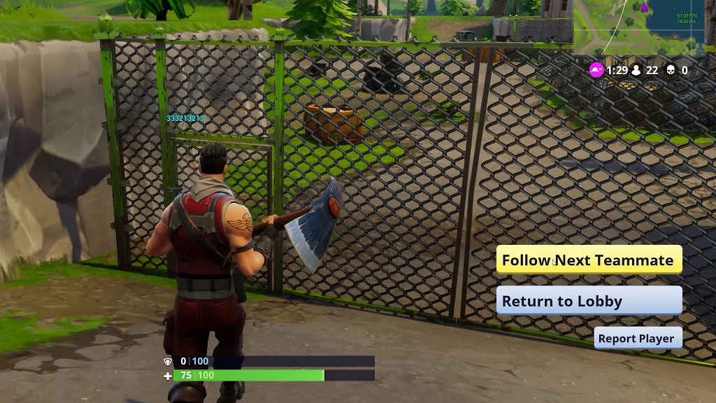 Πρόβλημα στο spectator mode του Fortnite