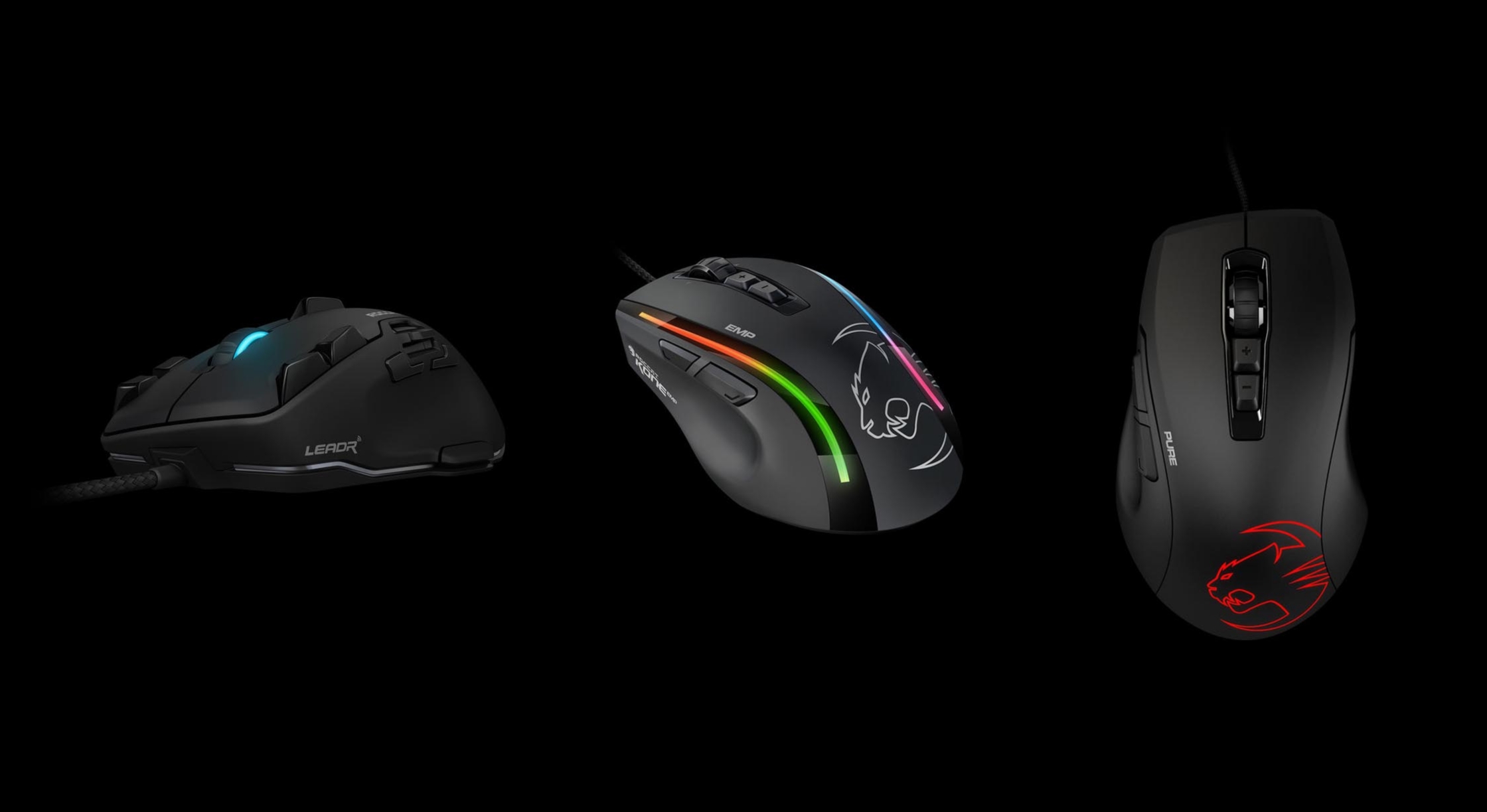 Roccat Leadr, Kone EMP και Kone Pure 2017