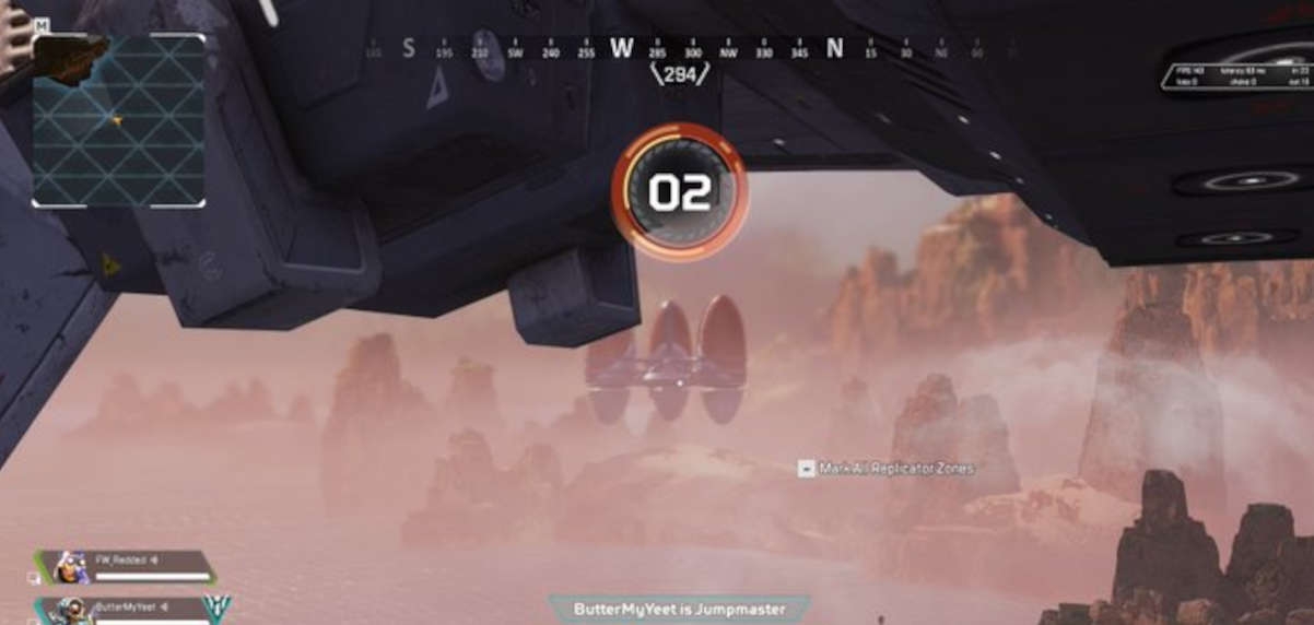 Ένα UFO πλανάται στον ουρανό του Apex Legends