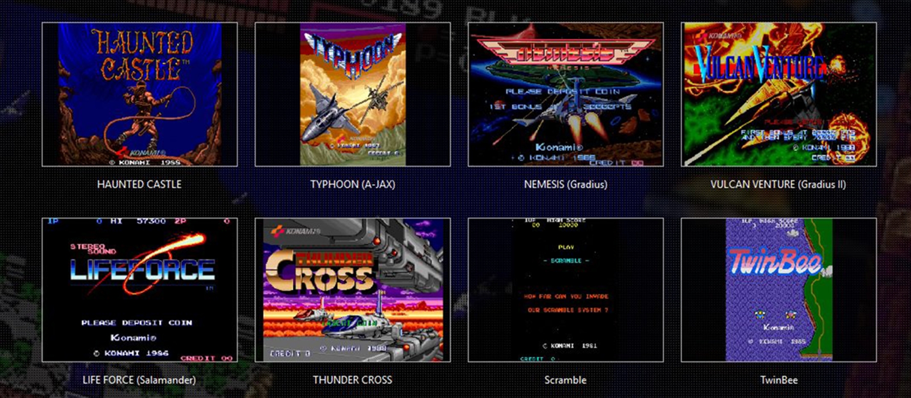 Konami Anniversary Collection Series