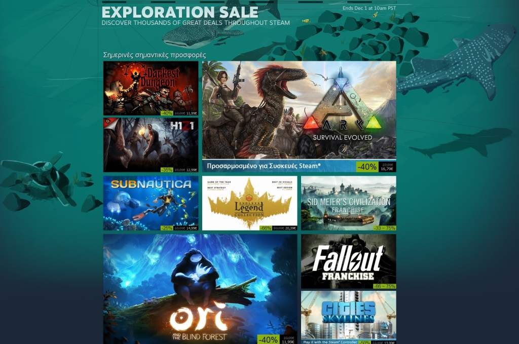 Steam Exploration Sale 2015