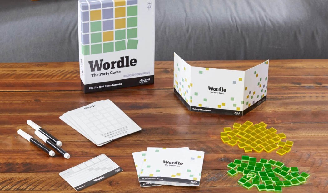 Η Hasbro θα κυκλοφορήσει το Wordle σε επιτραπέζιο