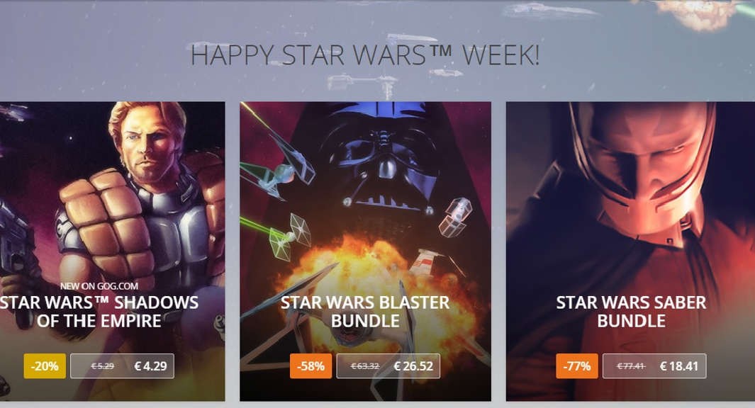 Προσφορές σε κλασικά Star Wars games