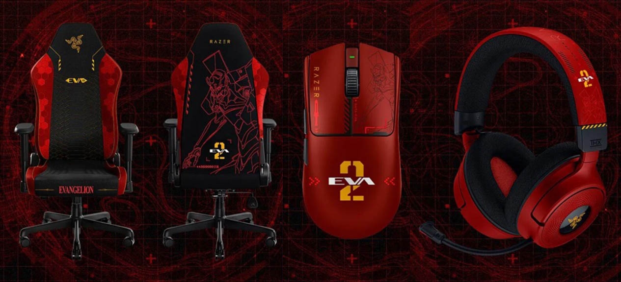 Razer Neon Genesis Evangelion: Keyboard, mouse, headset και καρέκλα