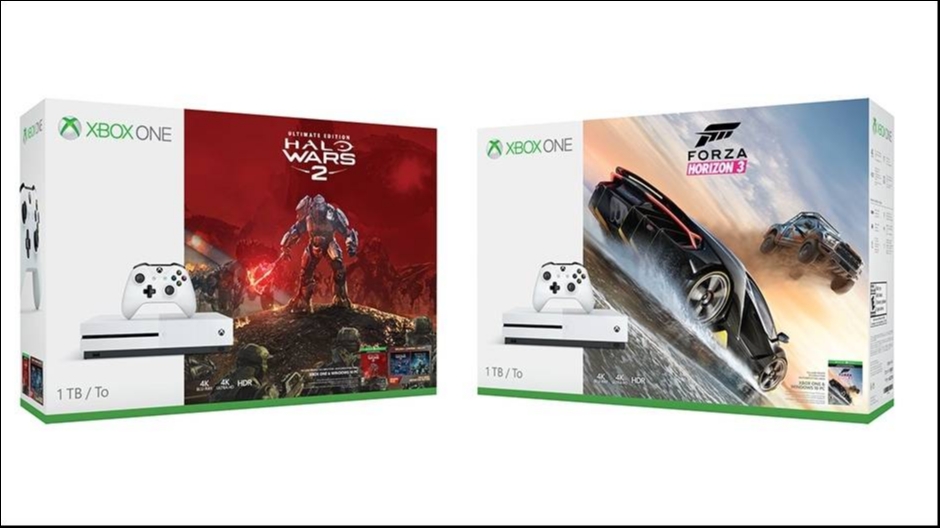 Xbox One S με Halo Wars 2 και Forza Horizon 3 Xbox One S με Halo Wars 2 και Forza Horizon 3
