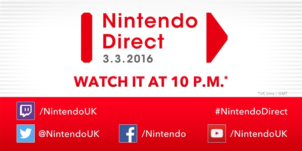 Nintendo Direct: 3/3/2016