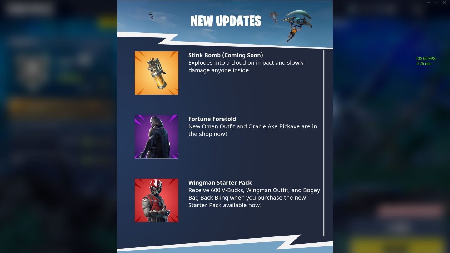 Το Fortnite αποκτά Stink Bomb