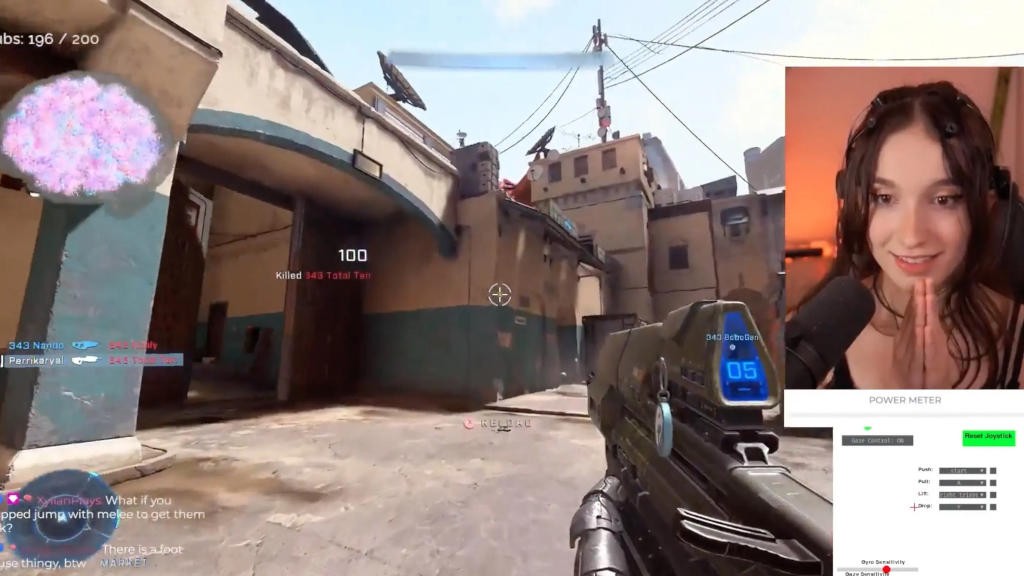Η streamer Perrikaryal σκοτώνει εχθρούς στο Halo…με το μυαλό της