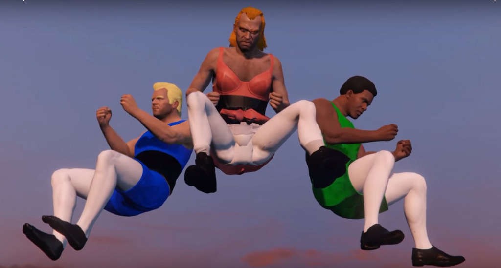 Οι πρωταγωνιστές του GTA V ως Powerpuff Girls