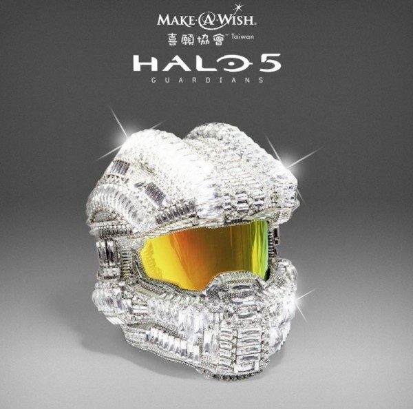 Halo 5: Κράνος Master Chief με 25.000 κρύσταλλα Swarovski