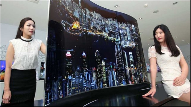 Οθόνη LG OLED 111"...διπλής όψης