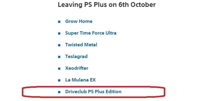 Αφαιρείται η Free έκδοση του Driveclub