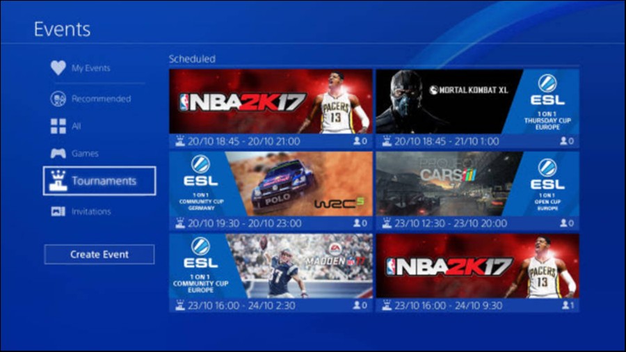 PS4: Tournaments σε συνεργασία με τον ESL PS4: Tournaments σε συνεργασία με τον ESL