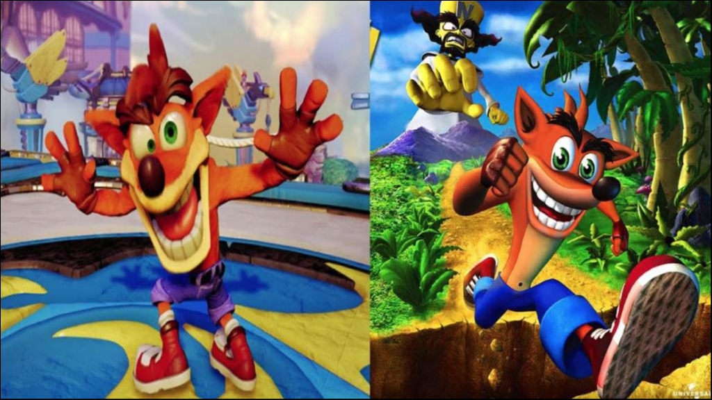 Crash Bandicoot N.Sane: Συγκριτικό PS4 vs PS1 Crash Bandicoot N.Sane: Συγκριτικό PS4 vs PS1