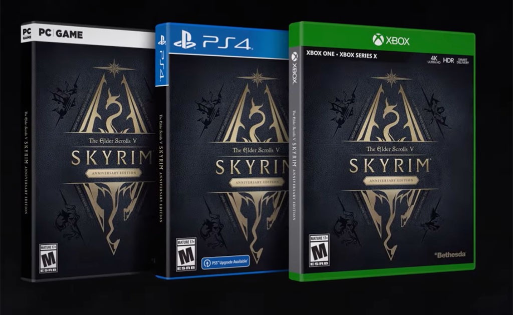 Η Skyrim Anniversary Edition κοστίζει 55 ευρώ ή 20 ευρώ αν έχετε την Special Edition Η Skyrim Anniversary Edition κοστίζει 55 ευρώ ή 20 ευρώ αν έχετε την Special Edition