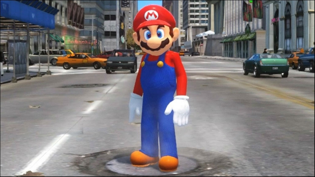 Το τρέιλερ του Super Mario Odyssey στο Grand Theft Auto IV
