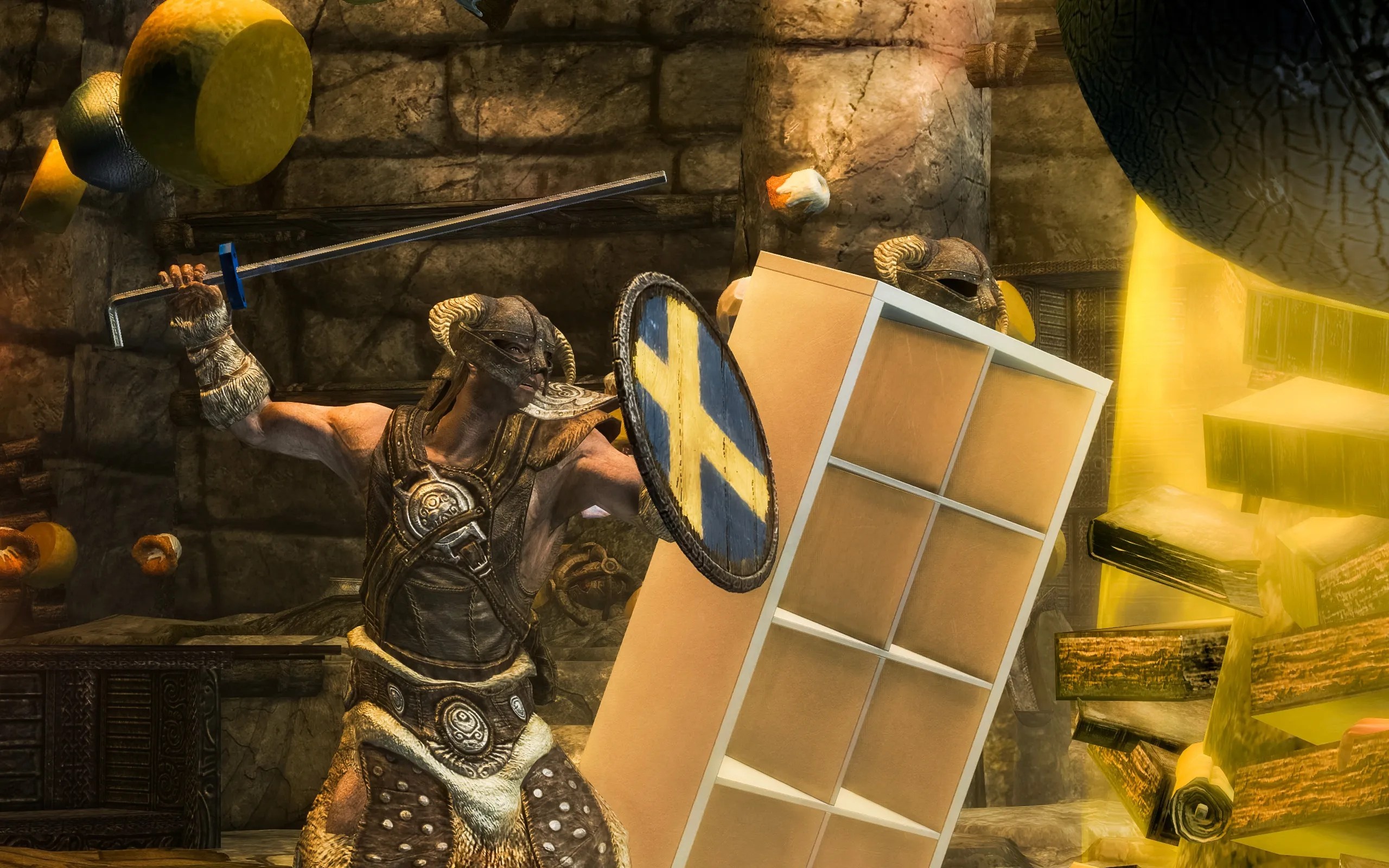 Ένα πλήρες mod του Skyrim με πρωταγωνιστή τον Matt Berry είναι εδώ για να ανανεώσει το video game με μια διαφήμιση της IKEA