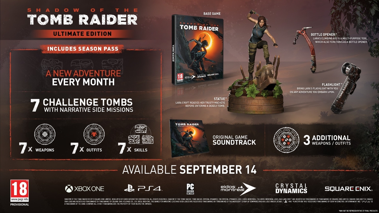 Shadow of the Tomb Raider Ultimate, Digital και Croft Edition Shadow of the Tomb Raider Ultimate, Digital και Croft Edition