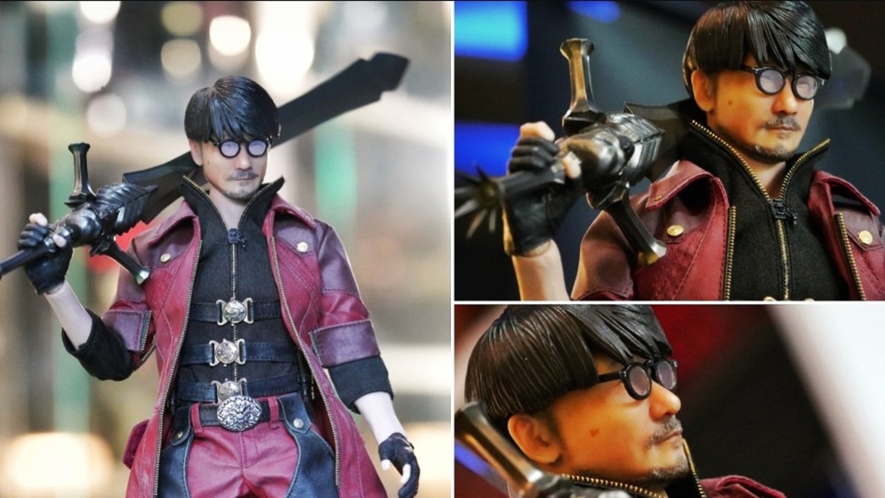 Φιγούρα Hideo Kojima με ρούχα Dante από το Devil May Cry