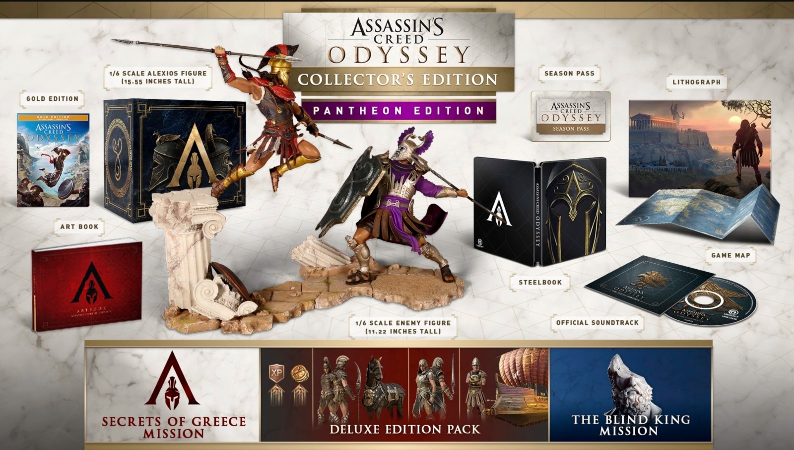 Assassin's Creed Odyssey Collector's Editions Assassin's Creed Odyssey Collector's Editions