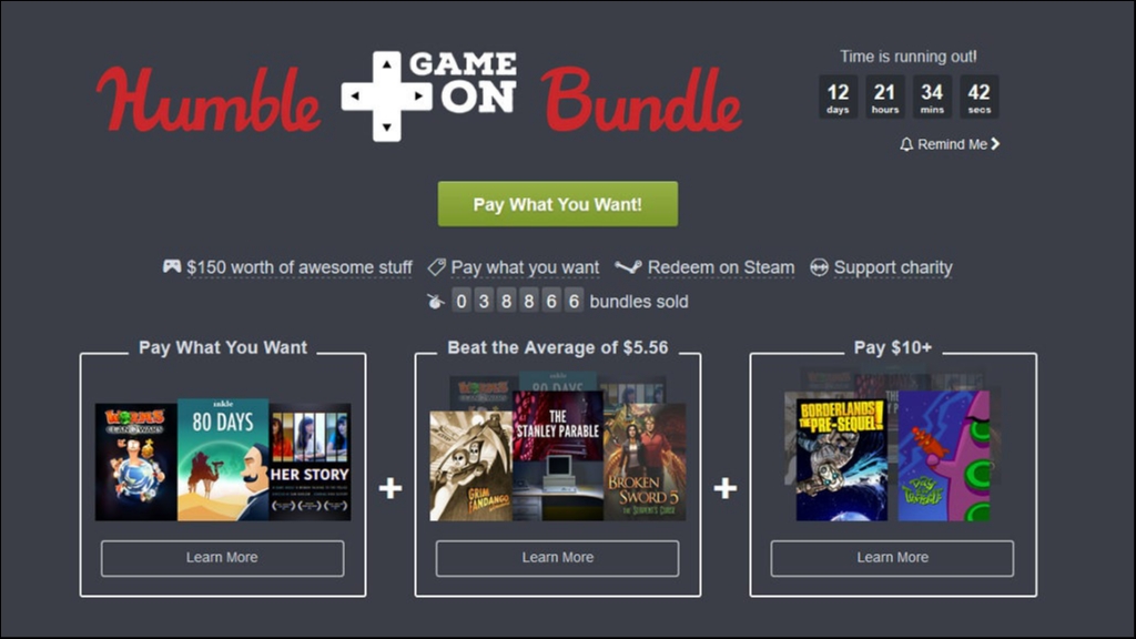 Humble GameOn Bundle
