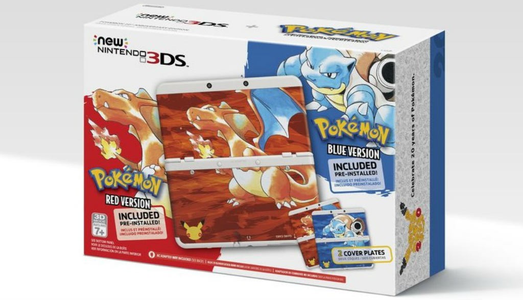 3DS: Pokemon 20th Anniversary bundle