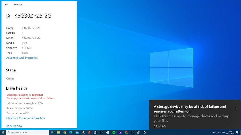 Windows 10: Νέο update της Microsoft που ελέγχει τους NVMe SSD για σφάλματα