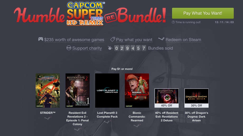 Προσφορές Humble Bundle: Capcom Super Turbo HD Remix