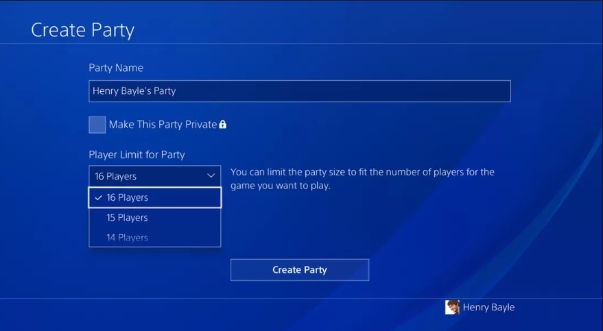 Η χωρητικότητα των parties στο PS4 ανεβαίνει στα 16 άτομα