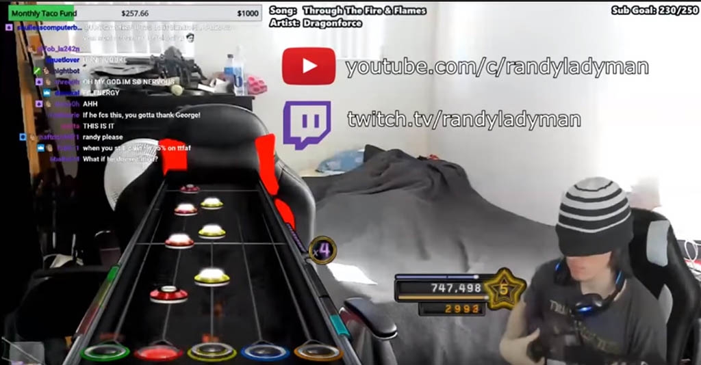 Παίκτης ολοκλήρωσε το Through the Fire and Flames στο Guitar Hero με κλειστά μάτια