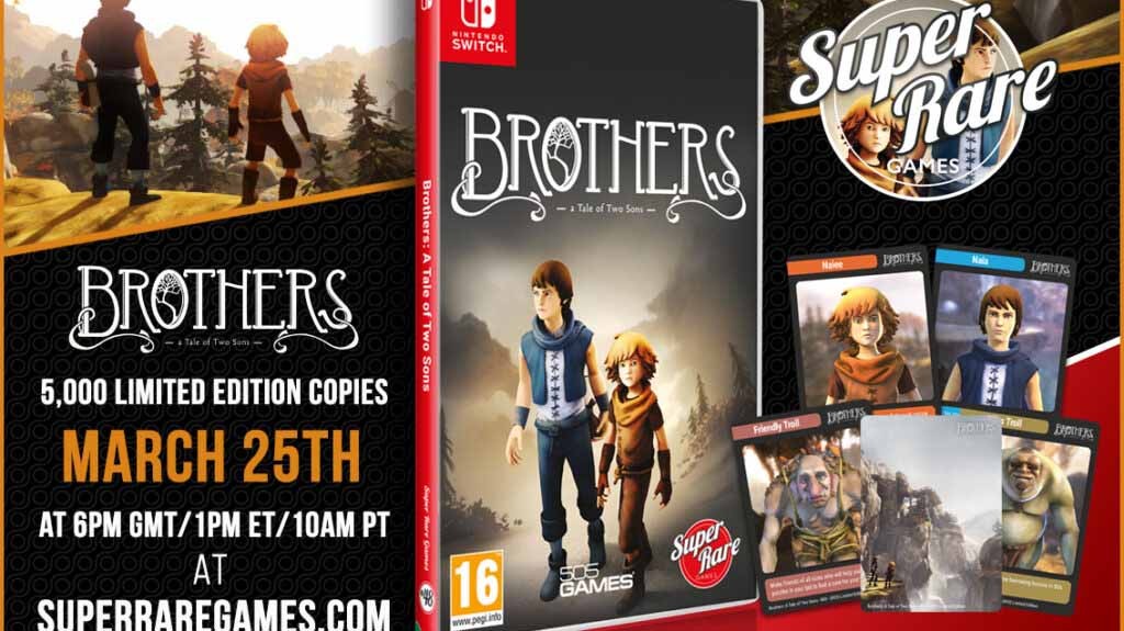 Το Brothers: A Tale Of Two Sons σε retail έκδοση για το Switch