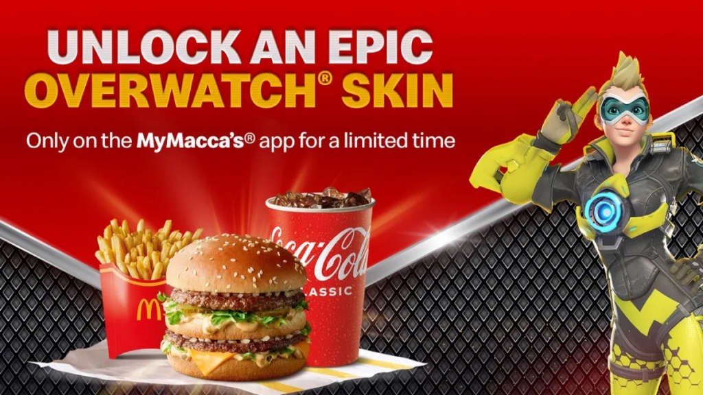 Overwatch 2 Meal: Η Blizzard χαρίζει το Epic Tracer skin μέσω...των McDonald's Overwatch 2 Meal: Η Blizzard χαρίζει το Epic Tracer skin μέσω...των McDonald's